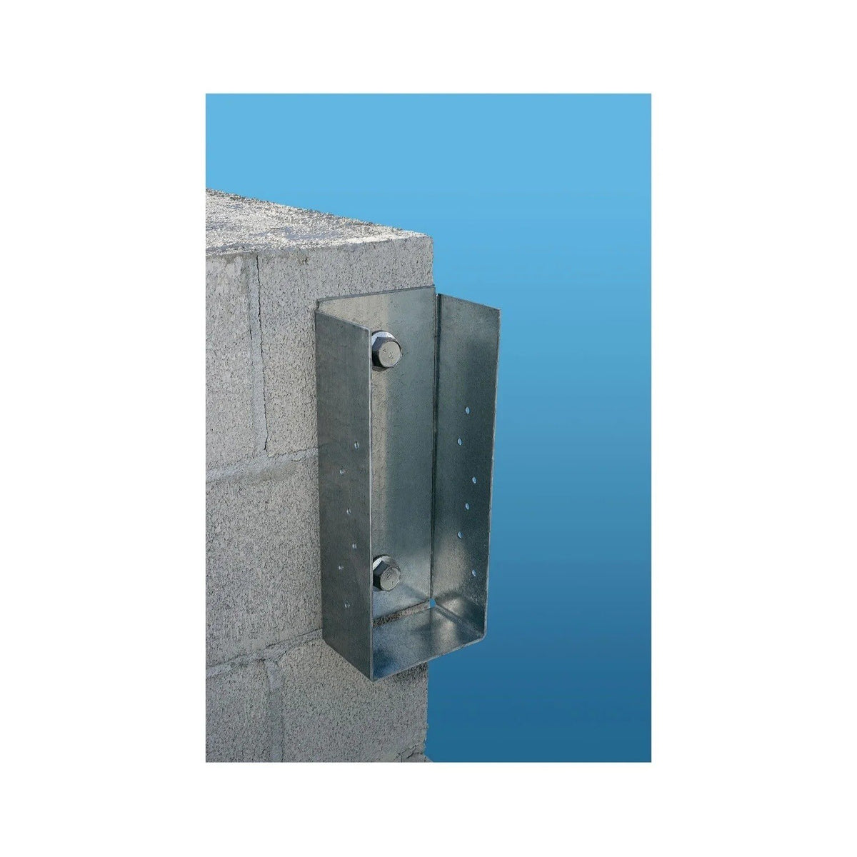 Simpson Strong-Tie MBHU3.56/9.25KT (3-9/16" x 9-1/4") 10ga Galvanized Masonry Beam Face-Mount Hanger - 3