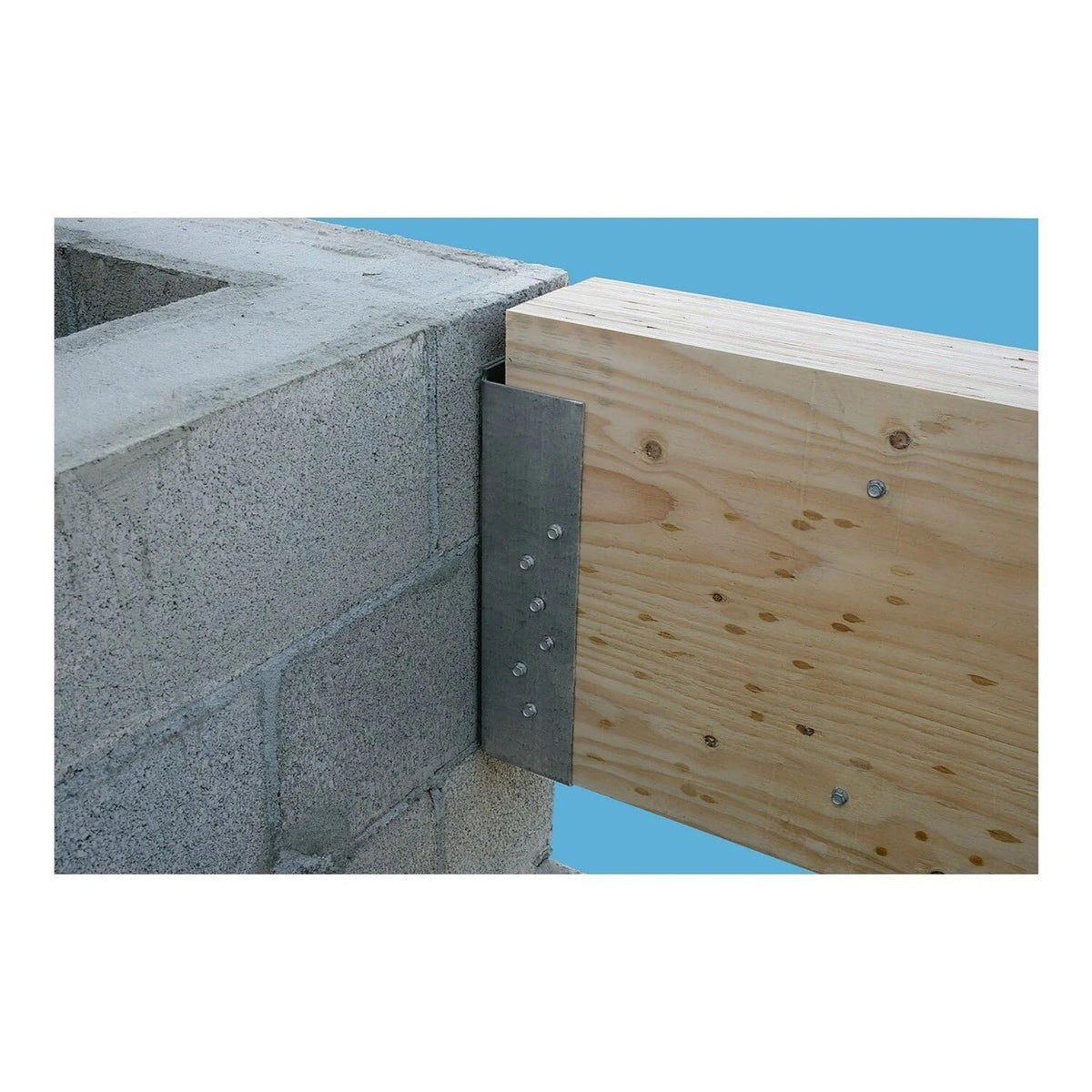 Simpson Strong-Tie MBHU3.56/9.25KT (3-9/16" x 9-1/4") 10ga Galvanized Masonry Beam Face-Mount Hanger - 4