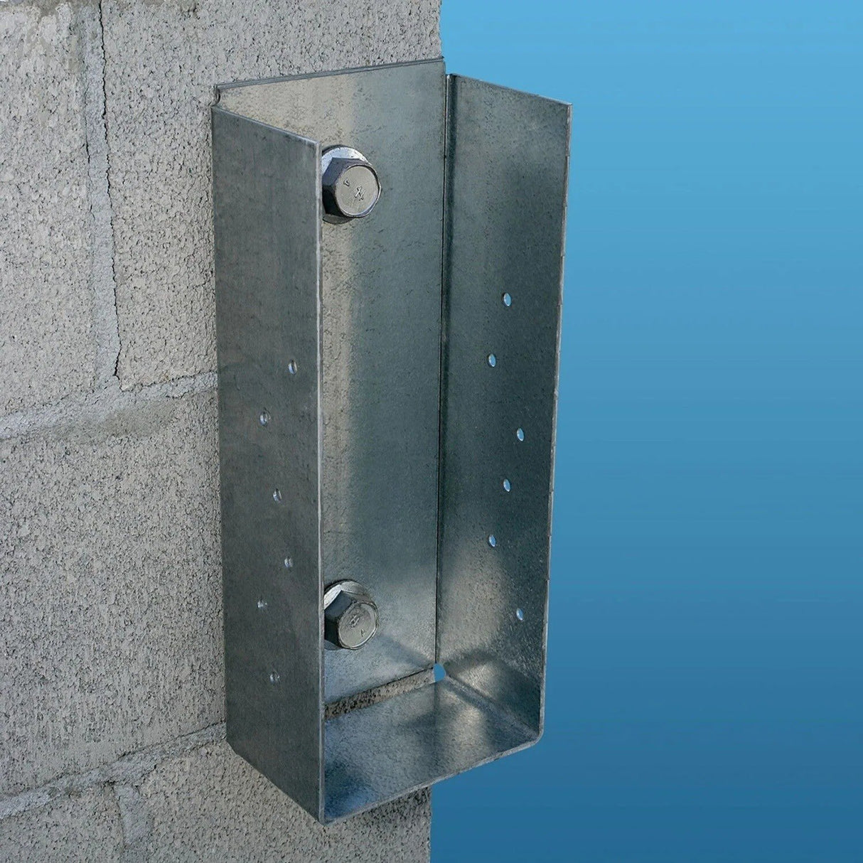 Simpson Strong-Tie MBHU3.56/9.25SSKT (3-9/16" x 9-1/4") 10ga Stainless Steel Masonry Beam Face-Mount Hanger - 3