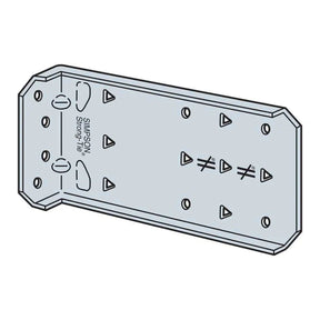 Simpson Strong-Tie MFCB47.5-R25 (7-1/2") Bypass Framing Fixed-Clip Connector for Cold-Formed Steel Construction (25 Pack)