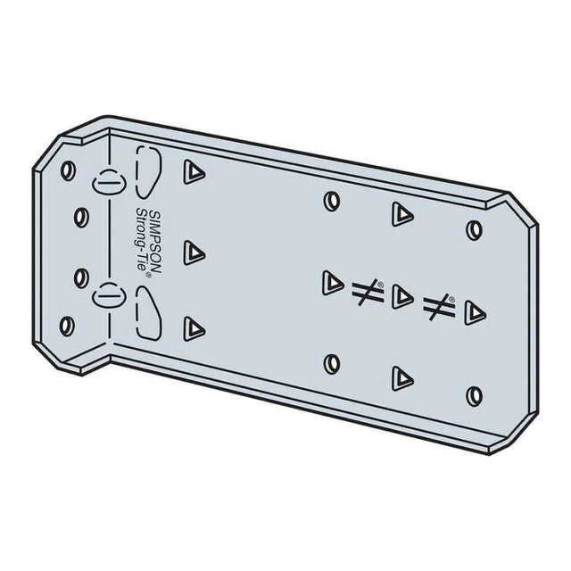 Simpson Strong-Tie MFCB47.5-R25 (7-1/2") Bypass Framing Fixed-Clip Connector for Cold-Formed Steel Construction (25 Pack)