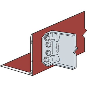 Simpson Strong-Tie MFCB47.5-R25 (7-1/2") Bypass Framing Fixed-Clip Connector for Cold-Formed Steel Construction (25 Pack) - 5