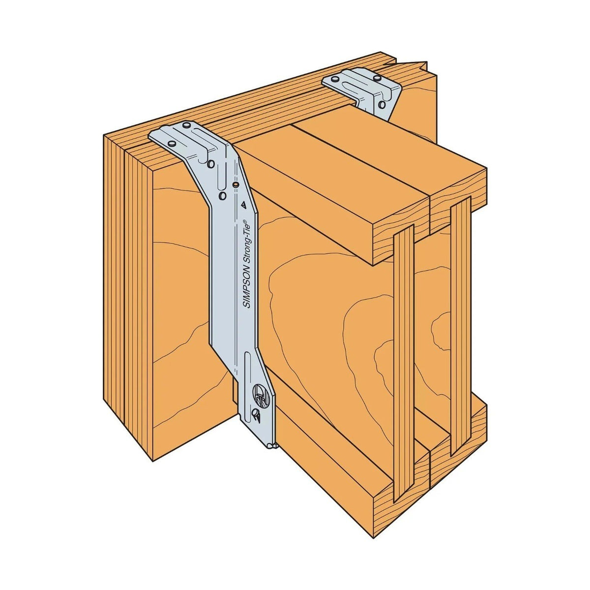 Simpson Strong-Tie MIT311.88 (2-1/2" x 11-7/8") Galvanized Top-Flange Joist Hanger for Engineered Wood - 4