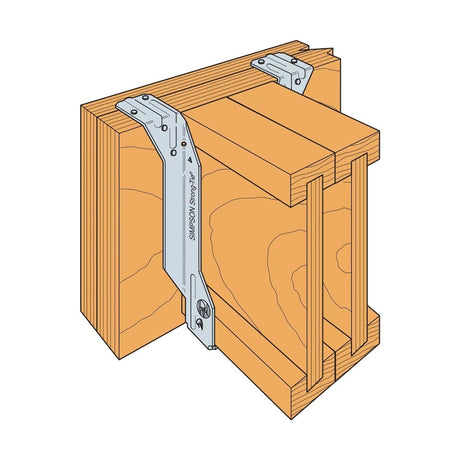 Simpson Strong-Tie MIT5.12/16 (5 in. x 16 in.) Top Flange I-Joist Hanger - G90 Galvanized - 4