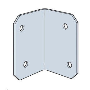 Simpson Strong-Tie ML23Z (2" x 3") Medium L Angle, ZMAX Finish