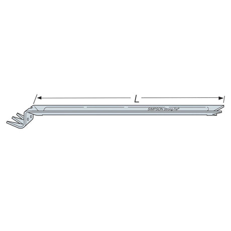 Simpson Strong-Tie NCA2X12-16 Nailless Compression Bridging for 2x12