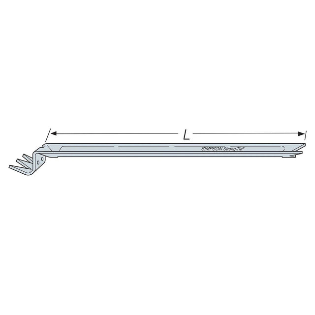 Simpson Strong-Tie NCA2X12-16 Nailless Compression Bridging for 2x12
