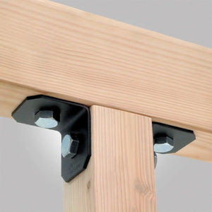 Simpson Strong-Tie OHA33 (3-1/8" x 3") Black Powder-Coated Ornamental Heavy Angle - 2