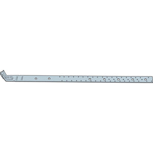 Simpson Strong-Tie PA68Z (70") 12 Gauge Purlin Anchor and Strap-Tie Holdown, ZMAX Finish - 2