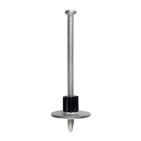 Simpson Strong-Tie PDPAWL-200 (1" washer, 2", 0.157") Powder-Actuated Pin with Washer - Mechanically Galvanized Steel (100 Pack)