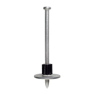 Simpson Strong-Tie PDPAWL-250 (1" x 2-1/2") Powder-Actuated Pin with Washer - Mechanically Galvanized Steel (100 Pack)