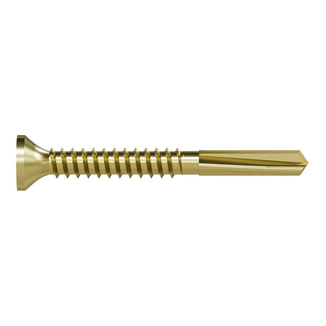 Simpson Strong-Tie PPHD134B1016 Strong-Drive (#10 x 1-3/4" T25) PPHD Sheathing-to-CFS Screw, Yellow Zinc (4000 Pack)