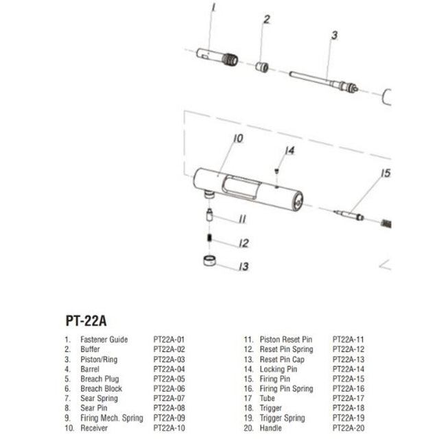 Simpson Strong-Tie PT22A-02 Buffer Replacement Part for PT-22A Tool
