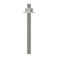 Simpson Strong-Tie RFB#5X8HDGP2 (5/8" x 8") Hot-Dip Galvanized Retrofit Bolt (2 Pack)