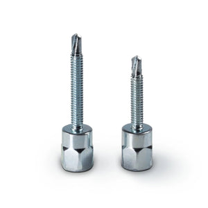 Simpson Strong-Tie RSV37100N (1/4" x 1", 3/8") Steel Rod Hanger Vertical Threaded Anchor for Rod with Nut (25 Pack) - 2