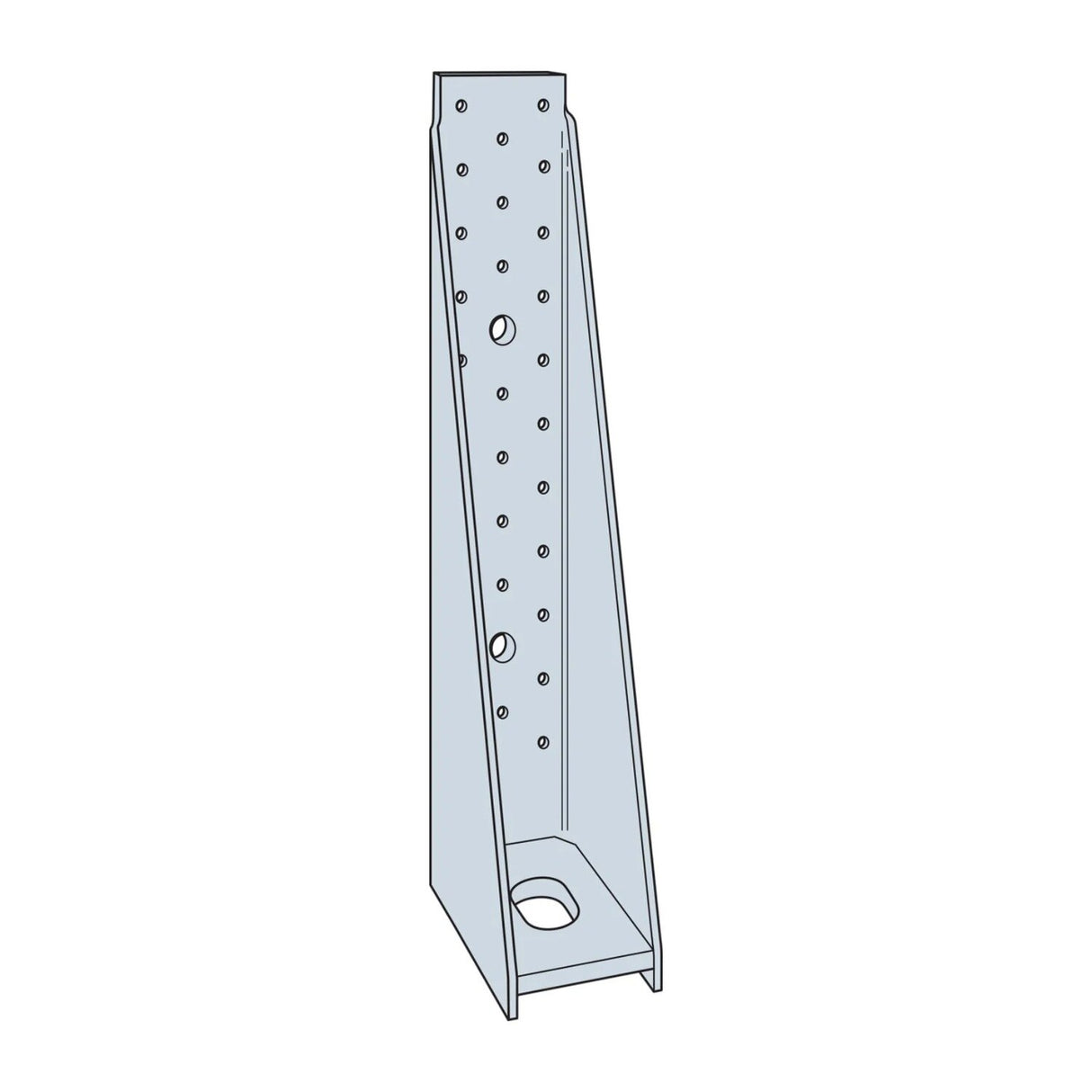 Simpson Strong-Tie S/HD10S (13-1/2") 10Ga High-Load Steel Holdown - Gray Paint - 2