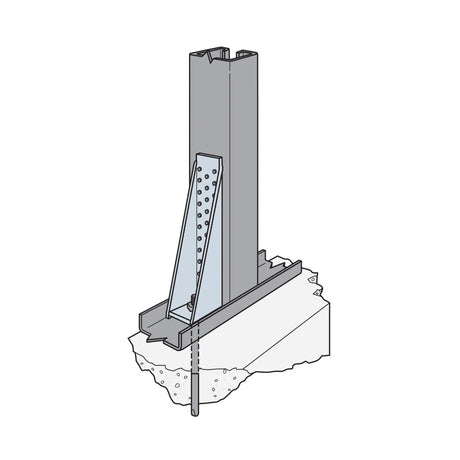 Simpson Strong-Tie S/HD10S (13-1/2") 10Ga High-Load Steel Holdown - Gray Paint - 3
