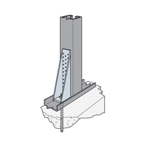 Simpson Strong-Tie S/HD15S (17") 10Ga High-Load Steel Holdown - Gray Paint - 3