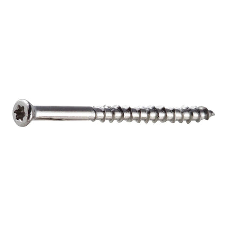 Simpson Strong-Tie S07100WP1 Deck-Drive (#7 x 1") T-15 DWP Wood SS Screw, Trim Head, Type 305 (1 lb.)
