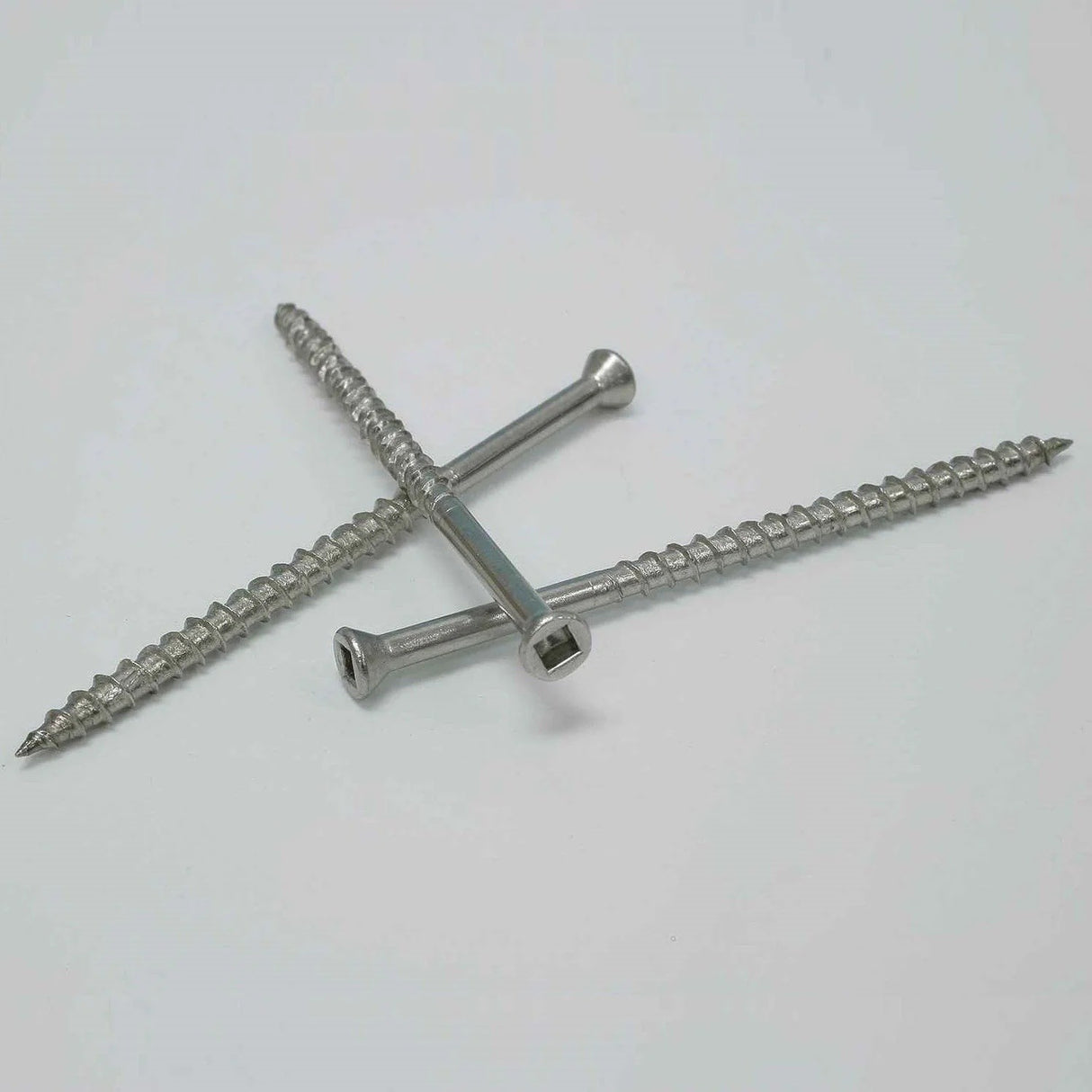 Simpson Strong-Tie S07162FB1 (#7 x 1-5/8") Trim-Head Screw, Square Drive Type 305 Stainless Steel (1 lb. Tub) - 2