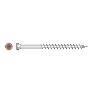 Simpson Strong-Tie S07225FTBTN03 (#7 x 2-1/4") Trim-Head Screw, 6-Lobe Drive T-15 Type 305, Tan 03 (1750 Pack)