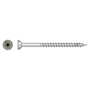 Simpson Strong-Tie S10300WPBGR Deck-Drive (#10 x 3") T-25 DWP Wood SS Screw, Flat Head, Type 305, Gray (1750 Pack)