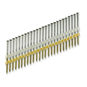 Simpson Strong-Tie S10A325KJB (3-1/4" x 10 ga.) Plastic Strip, Casing Head, Ring-Shank Nail, Brown (1000 Pack)