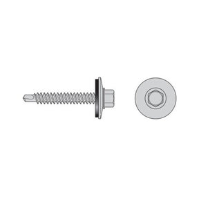 Simpson Strong-Tie S12150HOM Self-Drilling Hex-Washer-Head Screw with EPDM Sealing Washer