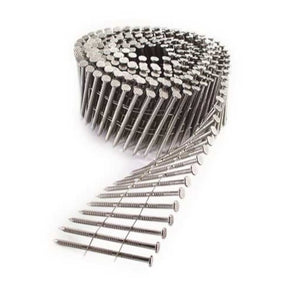 Simpson Strong-Tie S12A150PNB (1-1/2" x .099") 15 Degree Wire Coil Full Round Head Ring-Shank Framing Nail (3600 Pack)