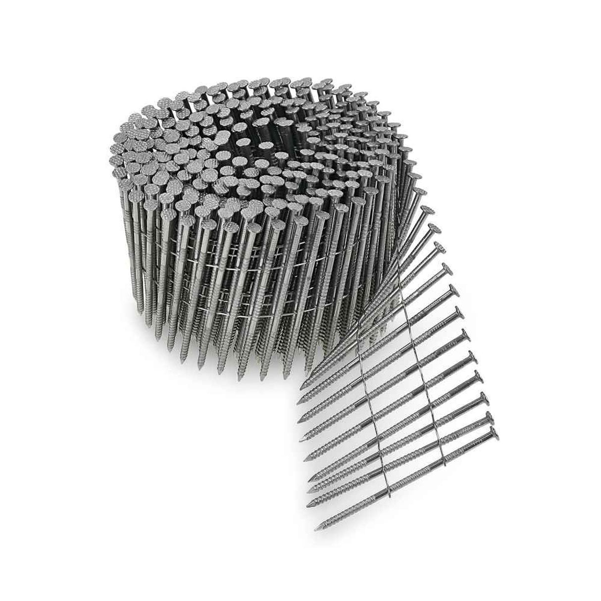 Simpson Strong-Tie S13A175SNC (1-3/4") 15 Degree Wire Coil Full Round Head Ring-Shank Siding Nail Type 304 (3600 Pack)