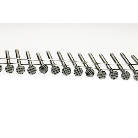 Simpson Strong-Tie S13A200SNBP (2 in.) 15 Degree Wire Coil Full Round Head Ring-Shank Siding Nail (1200 Pack) - 2