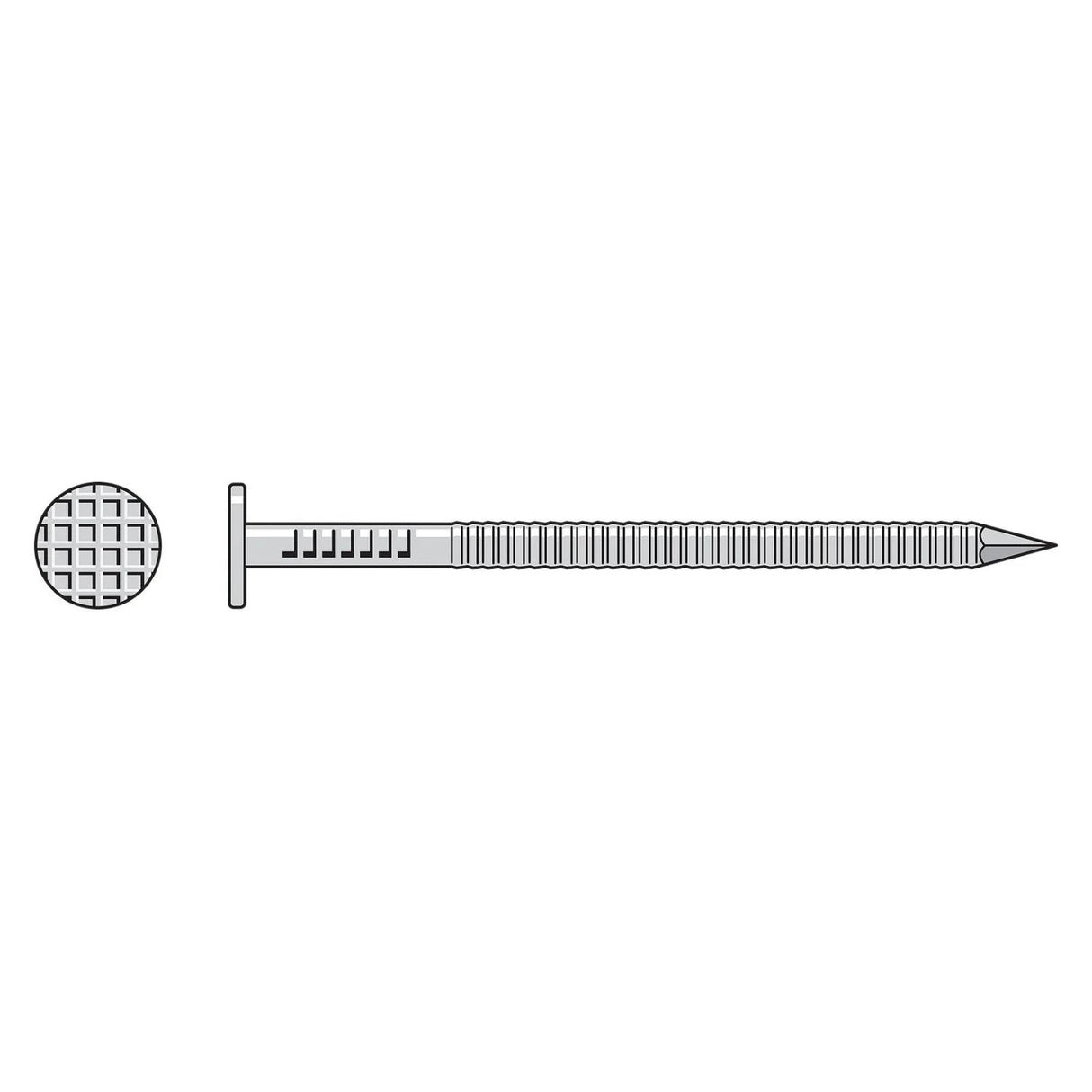 Simpson Strong-Tie S3SN71 (1-1/4" x .083") Shake and Shingle Siding/Roofing Nail Type 304 (1 lb. Tub)