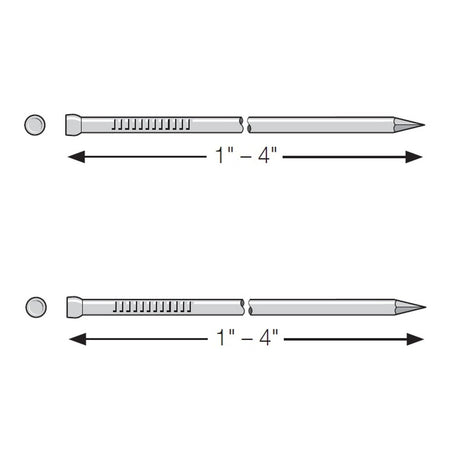 Simpson Strong-Tie S4FN5 (1-1/2") 14ga 4D Smooth Shank Finishing Nail - Type 304 (5 lb.Pkg) - 2