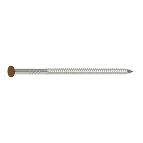 Simpson Strong-Tie S6SNDRB (2" x 0.092") Stainless Steel Painted Siding Nail- Redwood (25 lb. Tub)