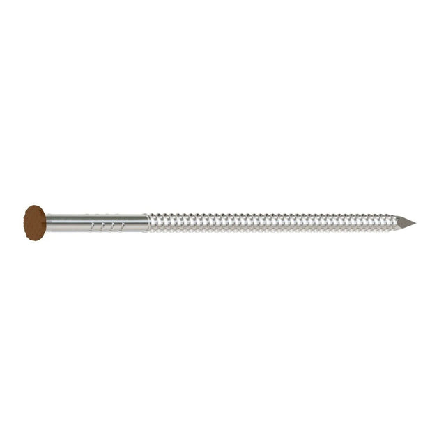 Simpson Strong-Tie S6SNDRB (2" x 0.092") Stainless Steel Painted Siding Nail- Redwood (25 lb. Tub)