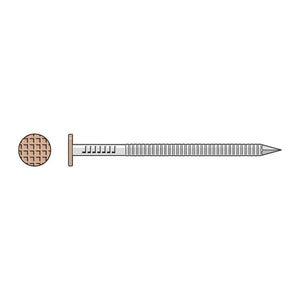 Simpson Strong-Tie S8SNDT5 (2-1/2" x 0.092") 14Ga Stainless Steel Painted Siding Nail - Tan (5 lb. Tub)