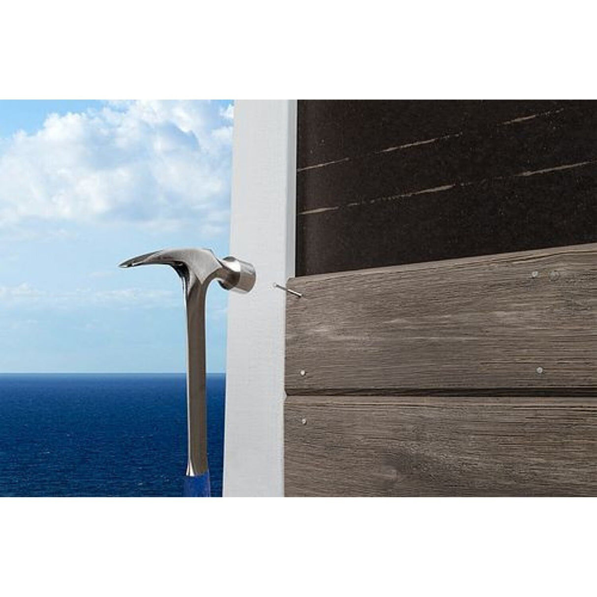 Simpson Strong-Tie S8SNDTB (2-1/2" x .092") 14Ga Stainless Steel Painted Siding Nail - Tan (25 lb.) - 4