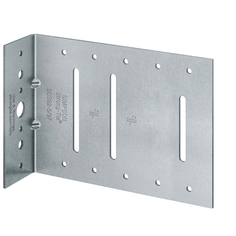 Simpson Strong-Tie SCS62-5/118-KT25 (8" x 118 mil) 10 Gauge SCS Seismic Bypass Framing Connector Kit with Screws, G90 Galvanized (25 Pack)