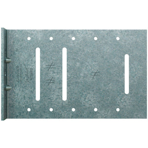 Simpson Strong-Tie SCS82-5/118-KT25 (8" x 118 mil) 10 Gauge SCS Seismic Bypass Framing Connector Kit with Screws, G90 (25 Pack)