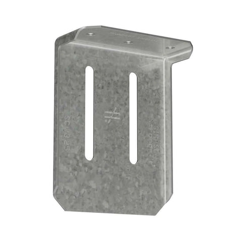 Simpson Strong-Tie SCW3.25-KT (3-1/4" x 54 mil) 16 Gauge SCW Head-of-Wall Slide-Clip Connector with Screws, G90 Galvanized (25 Pack)
