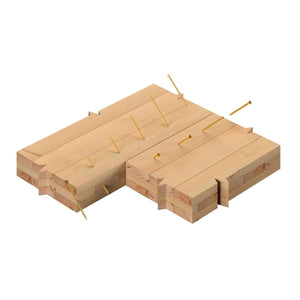 Simpson Strong-Tie SDCF22434-R50 Strong-Drive (0.590" x 4-3/4") T40 Yellow Zinc Timber-CF Screw, Flat Head w/ Nibs (50 Pack) - 2