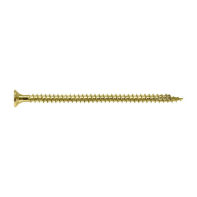 Simpson Strong-Tie SDCF22614-R50 Strong-Drive (0.590" x 6-1/4") T40 Yellow Zinc Timber-CF Screw, Flat Head w/ Nibs (50 Pack)