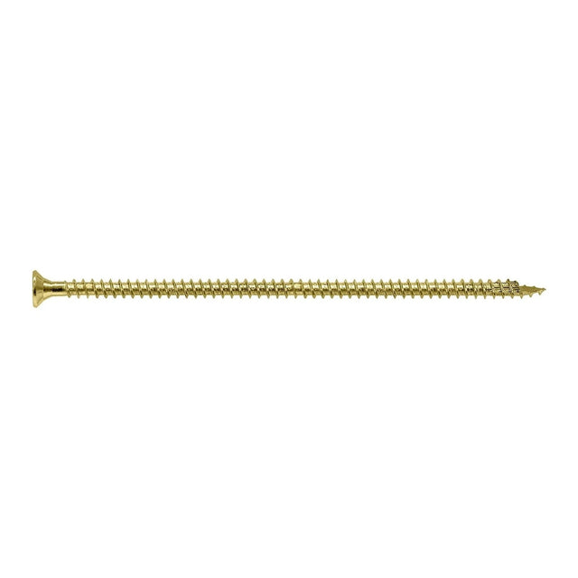 Simpson Strong-Tie SDCF22858-R50 Strong-Drive (0.590" x 8-5/8") T40 Yellow Zinc Timber-CF Screw, Flat Head w/ Nibs (50 Pack)