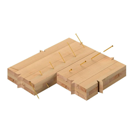 Simpson Strong-Tie SDCF22858-R50 Strong-Drive (0.590" x 8-5/8") T40 Yellow Zinc Timber-CF Screw, Flat Head w/ Nibs (50 Pack) - 2