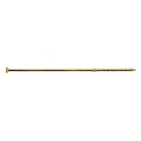 Simpson Strong-Tie SDCP221100-R50 Strong-Drive (0.575" x 11") T40 Yellow Zinc SDCFC Timber-CFC Screw, Flat Head w/ Nibs (50 Pack)