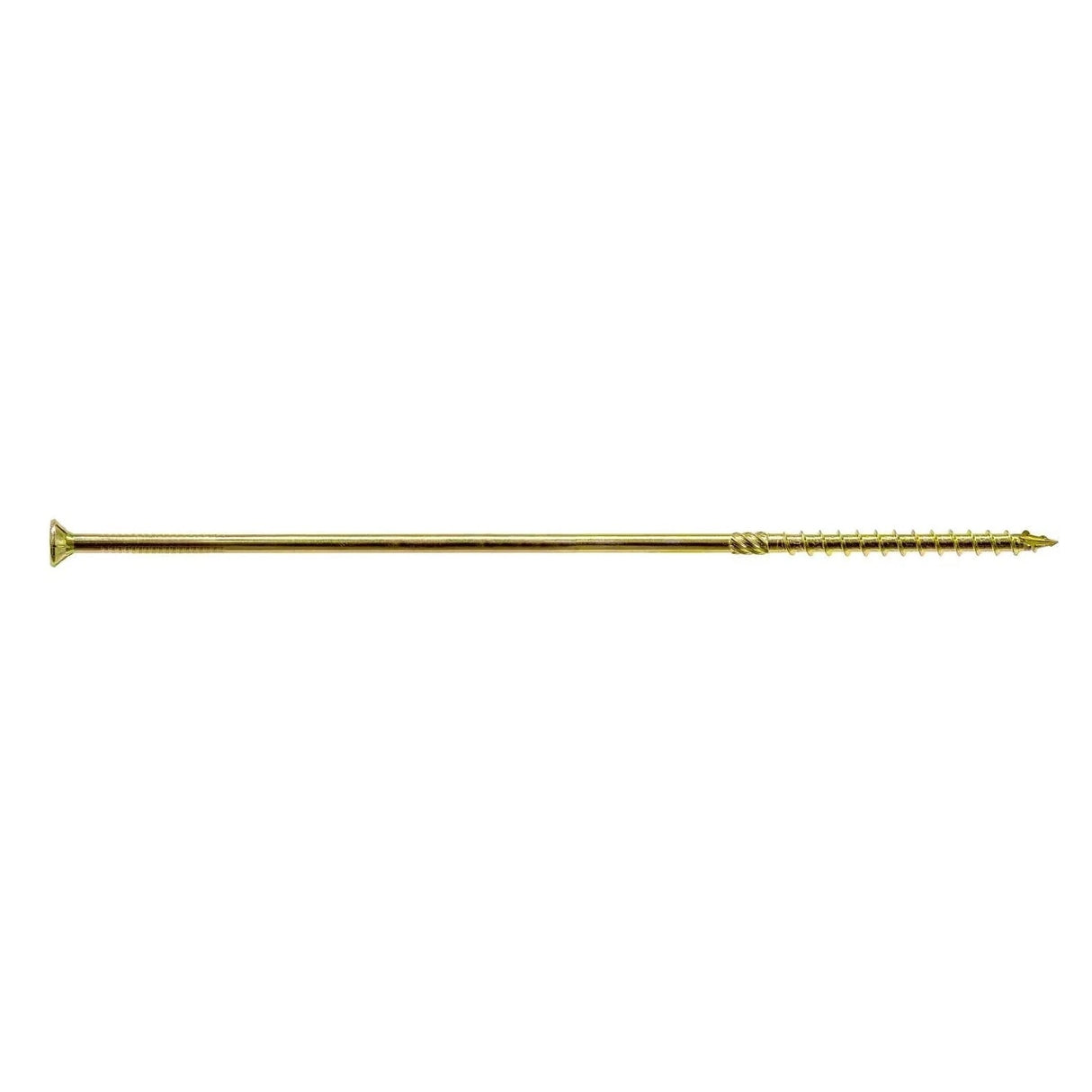 Simpson Strong-Tie SDCP221134-R50 Strong-Drive (0.575" x 11-3/4") T40 Yellow Zinc SDCFC Timber-CFC Screw, Flat Head w/ Nibs (50 Pack)