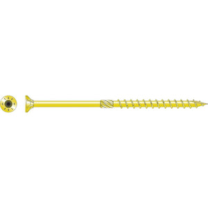Simpson Strong-Tie SDCP22614-R50 Strong-Drive (0.225" x 6-1/4") T40 Yellow Zinc SDCFC Timber-CFC Screw, Flat Head w/ Nibs (50 Pack) - 2