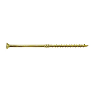 Simpson Strong-Tie SDCP22700-R50 Strong-Drive (0.225" x 7") T40 Yellow Zinc SDCFC Timber-CFC Screw, Flat Head w/ Nibs (50 Pack)