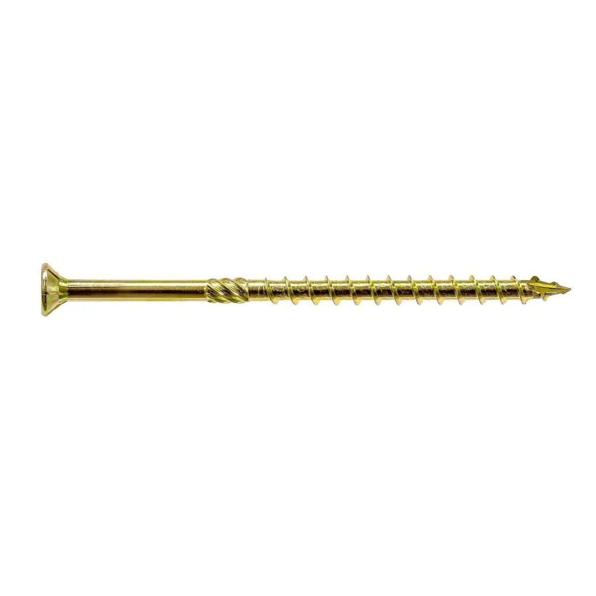 Simpson Strong-Tie SDCP271100 Strong-Drive (0.275" x 11") T40 Yellow Zinc SDCFC Timber-CFC Screw, Flat Head w/ Nibs (150 Pack)
