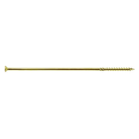 Simpson Strong-Tie SDCP271400-R25 Strong-Drive (0.275" x 14") T40 Yellow Zinc SDCFC Timber-CFC Screw, Flat Head w/ Nibs (25 Pack)